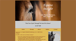 Desktop Screenshot of equineinsight.net